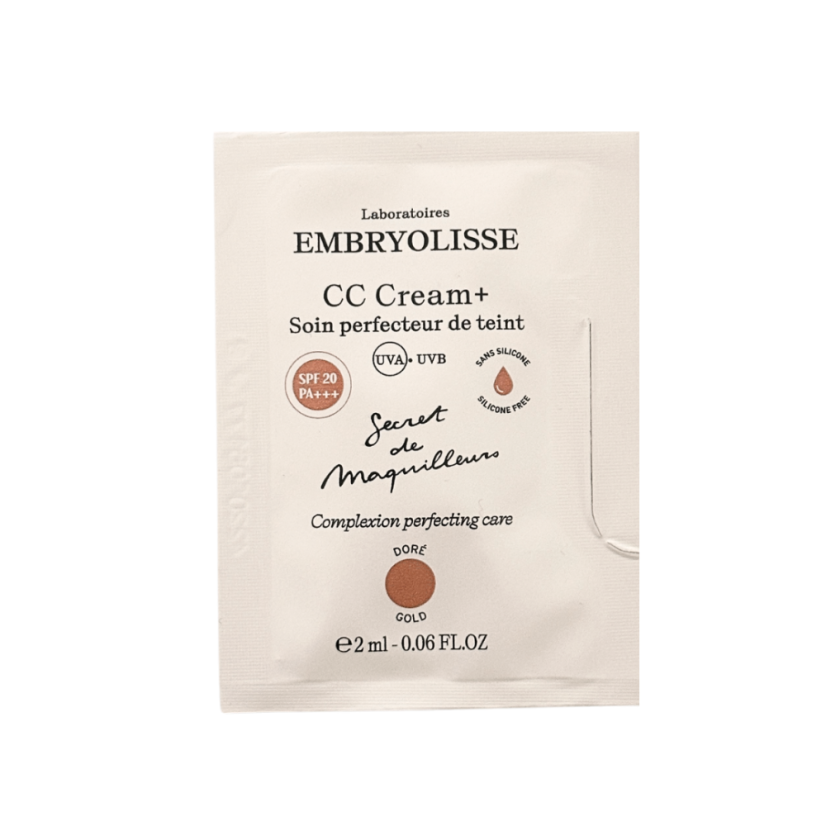 Embryolisse CC Cream+ SPF20 Gold vzorka Embryolisse CC Cream+ SPF20 Gold vzorka