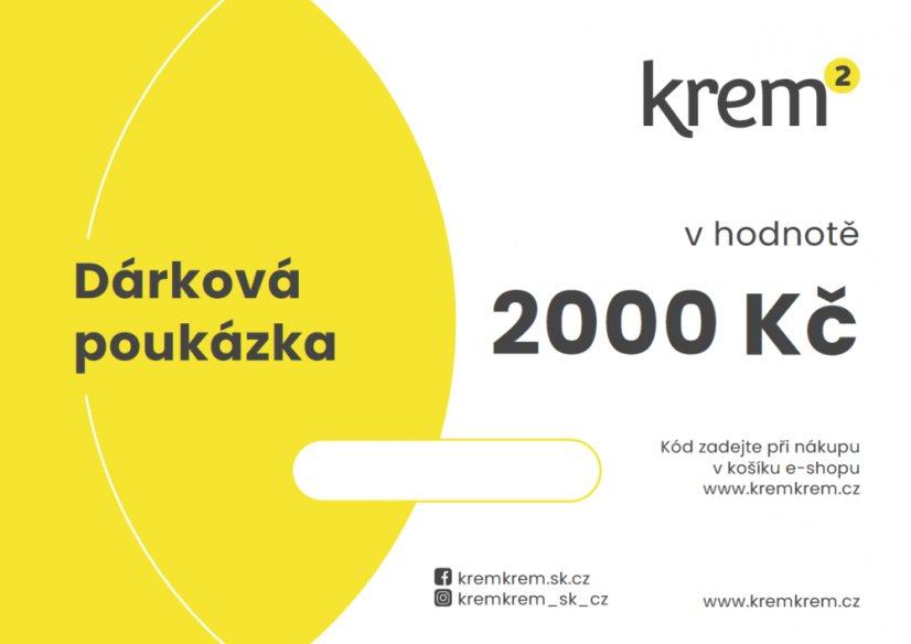 kremkrem slevova poukazka kremkrem slevova poukazka