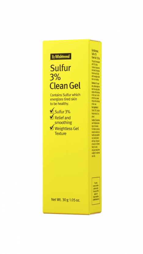 By Wishtrend Sulfur 3 % clean gel