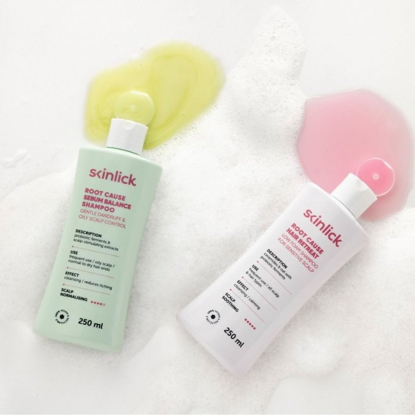 Skinlick hair balance serum shampoo