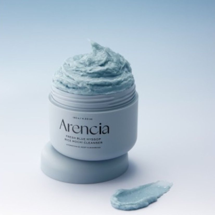 Fresh Blue Hyssop Rice Mochi Cleanser