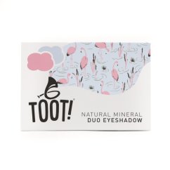 TOOT!  Natural Duo Eyeshadow - Flamingo & Parrot