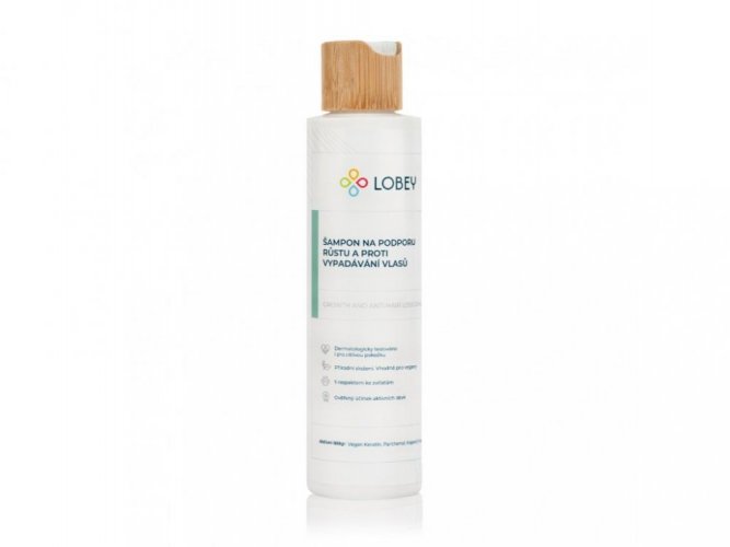 Lobey - Šampón na podporu rastu a proti vypadaniu vlasov (200ml)