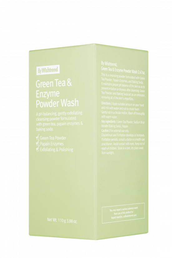 By Wishtrend Green Tea & Enzyme Powder Wash (110g)