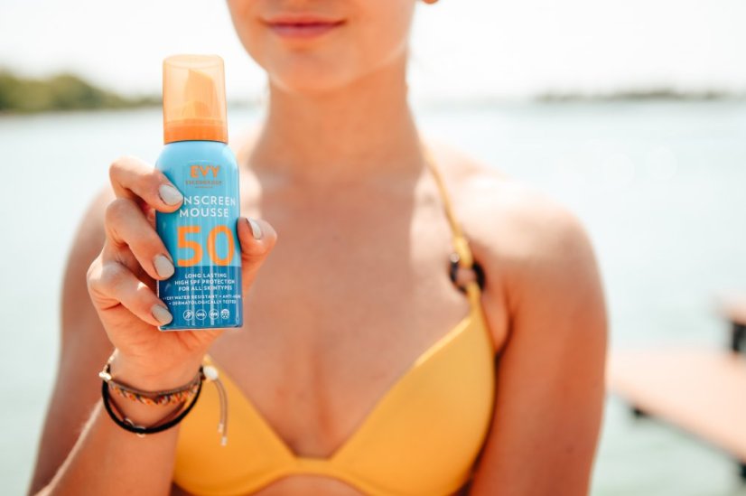 EVY sunscreen mousse 50