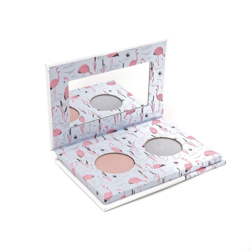 TOOT!  Natural Duo Eyeshadow - Flamingo & Parrot