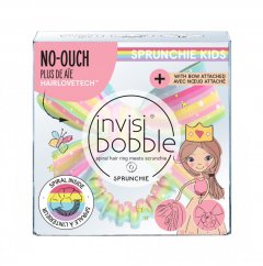 Invisibobble KIDS SLIM SPRUNCHIE with Bow Let‘s Chase Rainbows