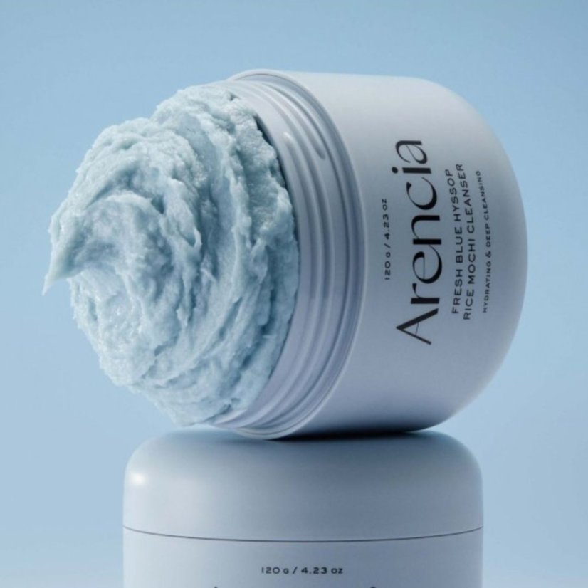Fresh Blue Hyssop Rice Mochi Cleanser