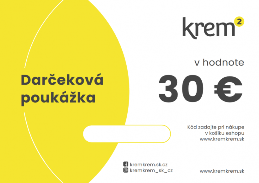 kremkrem zlavova poukazka kremkrem zlavova poukazka