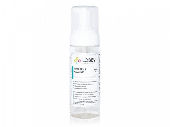 Lobey -  Mycí pěna na akné (150ml)