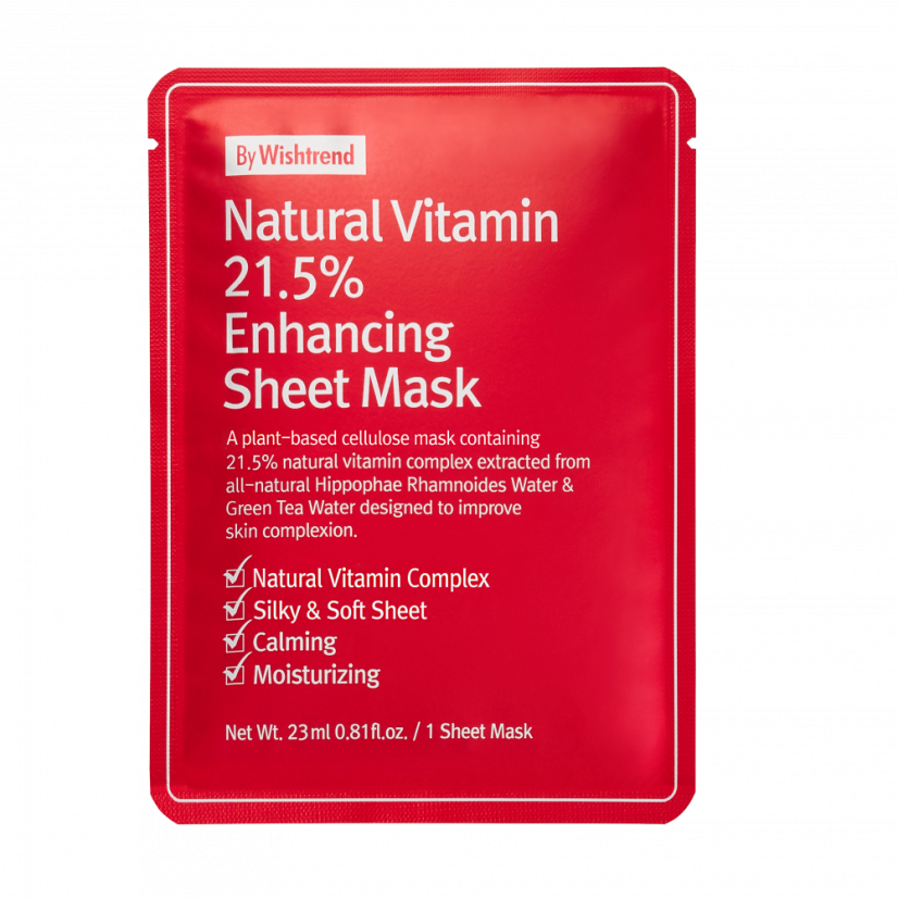 By Wishtrend  Natural Vitamin 21.5% Enhancing Sheet Mask