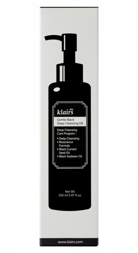 Dear Klairs Gentle Black Deep Cleansing Oil (150ml)